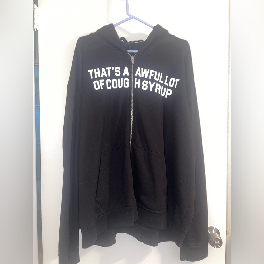 That’s A Awful Lot of Cough Syrup Full Zip Hoodie - mens